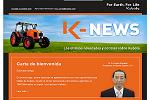 Foto de Kubota lanza K-News, su boletín online de noticias