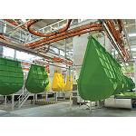 Picture of 'Identical' finish, thanks to the painted automated pieces of up to 1,000 pounds of weight