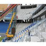 Fotografia de Daplast instal·la els nous seients de l'Estadi Ramón de Carranza