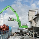 Foto de 13 m�quinas Sennebogen para la log�stica del Puerto de Amberes en B�lgica