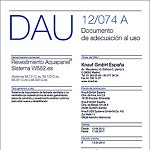 Picture of New document of adecuaci�n to the use for revestimiento Aquapanel of Knauf