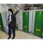 Picture of The biomass allows to a building de Le�n reduce notably his energetic bill