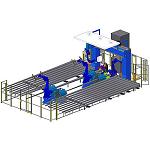 Picture of Solution robotizada standard for the cut and welding of sticks of lighted up