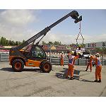 Fotografia de Quatre equips Ausa assisteixen a l'organitzaci� del Gran Premi de F�rmula 1 d'Espanya 2013