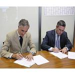 Picture of Mann+Hummel Iberian signature an agreement of sponsorship with  the Stadium Casablanca