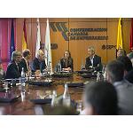 Fotografia de Rosa Dávila insta al sector empresarial al fet que prengui part activa en l'estratègia d'internacionalització canària en el marc de Salt 2013