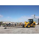 Fotografia de Demostració de maquinària agrícola Caterpillar en les instal·lacions de Torsan