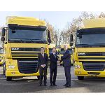 Foto de 600 nuevas tractoras DAF para la empresa Waberer’s