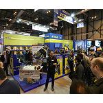 Fotografia de Juba demostra en Sicur 2014 l'alta resistència al tall i a la burxada de l'Alycore