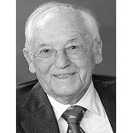 Picture of It dies Hermann Hager, one of the founders of the company Hager