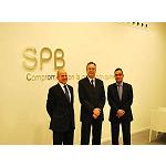 Picture of The general director of Pharmacy and sanitary ware Products of the Generalitat visits the headquarters of SPB