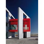 Fotografia de Els panells arquitectònics Vivix de Formica creen atractives façanes amb color blocking