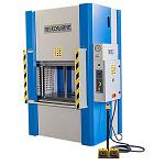 Picture of Hidrogarne Presents the new hydraulics presses MV-80 in the BIEMH 2014