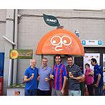Foto de IGP Cítricos Valencianos promociona el zumo de naranja con el respaldo y apoyo del Levante UD
