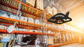 Foto de Solución dron de Hardis en L'Oréal para realizar el inventario en tiempo real