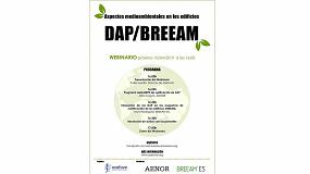 Foto de Asefave organiza un webinario sobre DAP y Breeam