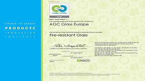 Foto de AGC obtiene la certificación Cradle to Cradle CertifiedTM Silver para Pyrobel y Pyrobelite