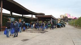 Foto de Presentación de los tractores Rex 4 de Landini en la bodega Marqués de Riscal