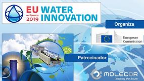 Foto de Molecor patrocinador en la Conferencia Europea de Innovación en Agua 2019