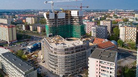 Foto de Ulma ofrece un alto rendimiento y seguridad en el proyecto de construcción de la Torre Hanza, Polonia