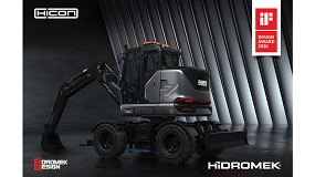 Foto de La excavadora de ruedas Hicon 7W de Hidromek gana su segundo premio de diseño