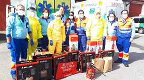 Foto de Bellota dona equipos de desinfección al SUAPS Andalucía
