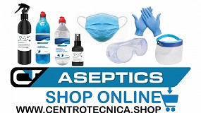 Foto de Centrotécnica lanza una web para la venta online de productos de desinfección y protección