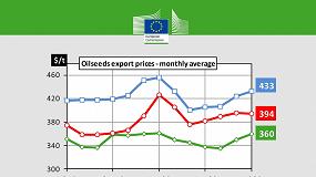 Foto de El precio medio de exportación de la colza en la UE se mantiene alcista y alcanza los 378 €/t