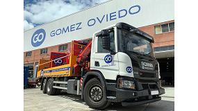Foto de Gomez Oviedo incorpora dos camiones Scania con grúa Fassi a su flota de vehículos