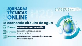 Foto de Smagua Digital organiza en marzo un ciclo de webinars sobre la Economía Circular del agua, la necesidad de inversión y la gobernanza