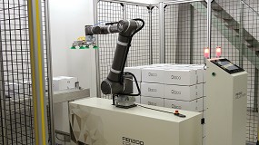 Foto de Reeco Automation instala un cobot paletizador que ocupa un 60% menos que un robot convencional