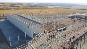 Foto de La construcción del nuevo centro logístico de Ehlis en Illescas avanza a buen ritmo