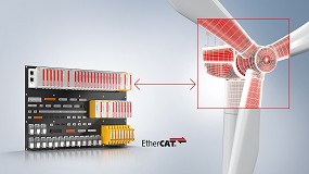 Foto de Mayor ahorro de espacio y cableado en las turbinas eólicas gracias a los módulos plug-in EtherCAT