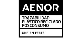 Foto de Aenor, acreditada por ENAC para la certificación de la Trazabilidad y del Contenido en Plástico Reciclado