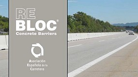 Foto de Rebloc, especialista en barreras de hormigón, nuevo miembro de la Asociación Española de la Carretera