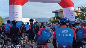 Foto de Empresa y deporte vuelven a unirse en la marcha ciclista de Ceratizit y ATS