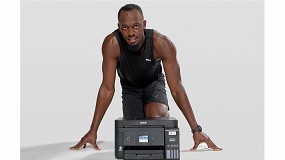 Foto de Epson y Usain Bolt firman un acuerdo de colaboración para promover la impresión sin cartuchos