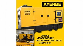 Foto de Ayerbe desarrolla una nueva línea de generadores insonorizados diésel de 1.500 rpm, hasta 300 KVA