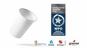 Foto de Premio WorldStar 2022 para un envase de leche fabricado en 100% r-PET