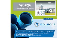 Foto de Molecor, patrocinador del XXI Curso sobre diseño e instalación de tuberías para el transporte de agua