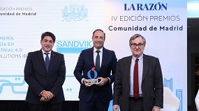 Foto de Sandvik recibe el Premio Comunidad de Madrid en Digitalización Industrial 4.0