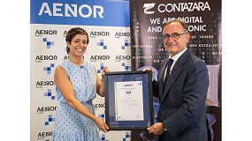 Foto de Contazara recibe el certificado Industria 4.0 de Aenor