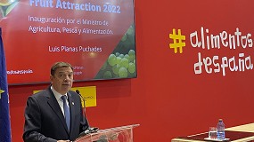 Foto de Planas califica Fruit Attraction 2022 como "la gran feria española del sector agroalimentario"