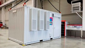 Foto de Data Center Container de Rittal con tecnología de refrigeración Blue e+