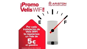 Foto de Ariston regala gasolina por la instalacin de su termo elctrico de agua caliente Velis Wifi