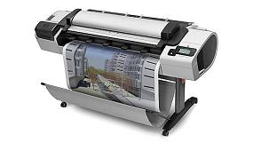 Picture of HP Presents the last technology of impression of big format in the conference of users Esri
