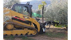 Fotografia de Demostracions de vibradors d'oliveres amb màquines Caterpillar