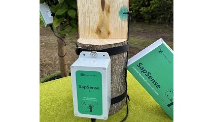 Foto de La tecnologa SapSense permite optimizar el riego mediante lectura directa del consumo real por los rboles