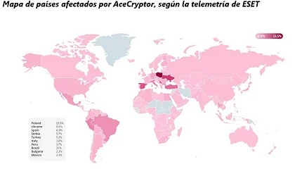 Foto de Aumentan los ataques de AceCryptor en Espaa, Europa Central y en los Balcanes