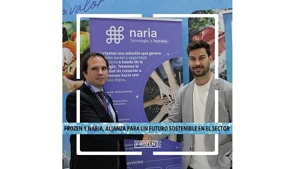 Foto de Naria y Frozen Espaa firman una alianza para un futuro sostenible y solidario en el sector de alimentos congelados